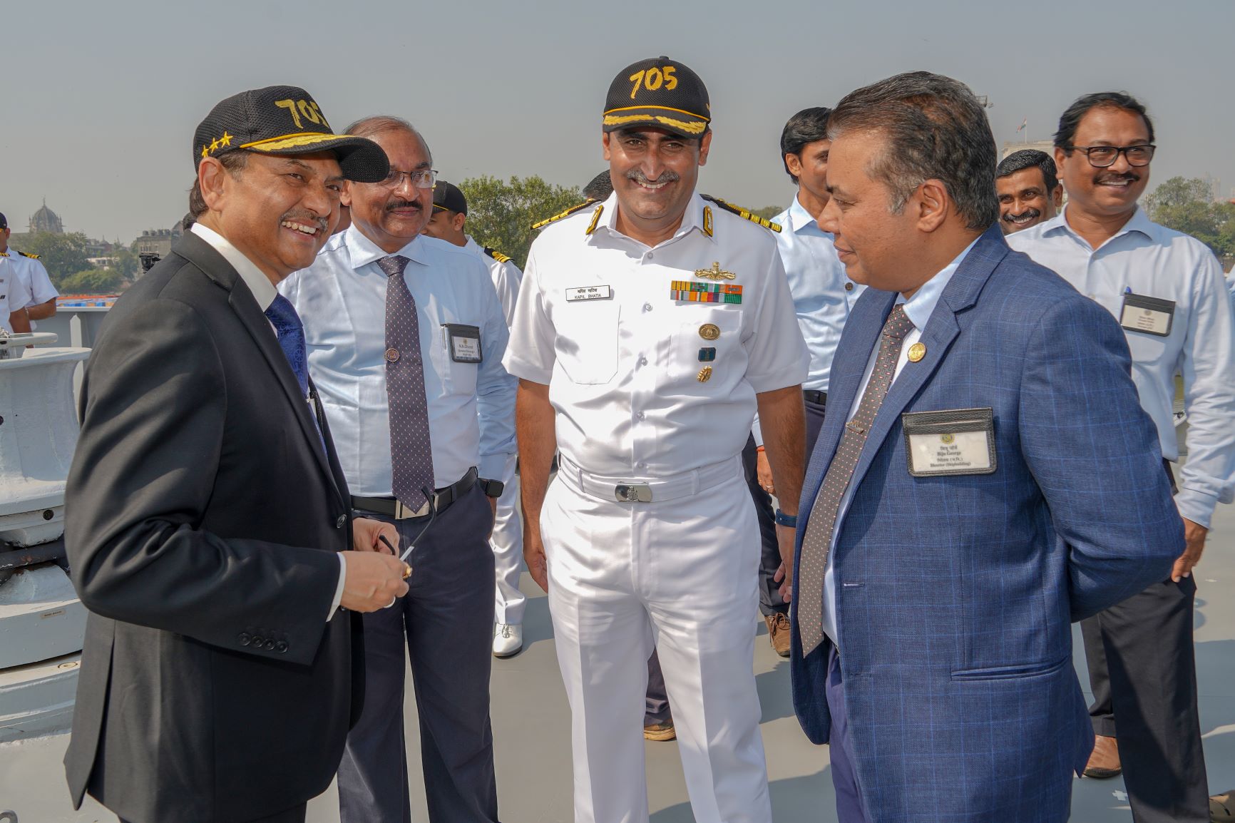 Delivery Of Second Destroyer Of P15B Class 'Mormugao' To Indian Navy -24th Nov 2022123 - Image 5